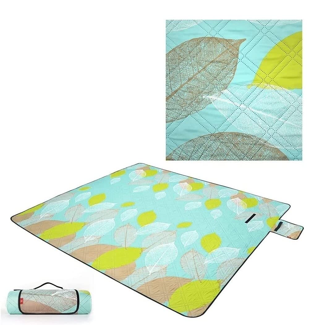 CVdrtyED Picnic Blanket Extra Large Size Waterproof Beach Blanket Sand-proof Picnic Quick-drying Mat Outdoor Mat(A)