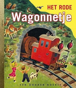 Paperback Het rode wagonnetje: gouden Boekjes (Dutch Edition) Book