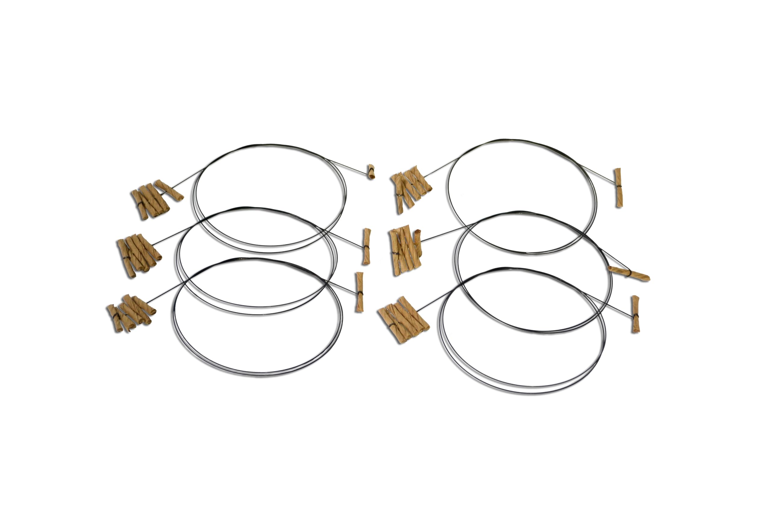 Cat Dancer Interactive Cat Toy - Fun and Fitness for Your Furry Friend - Engaging Paper Roll Attached with 30 Inches Flexible Spring Steel Wire for Playful Cats – 6 Pack