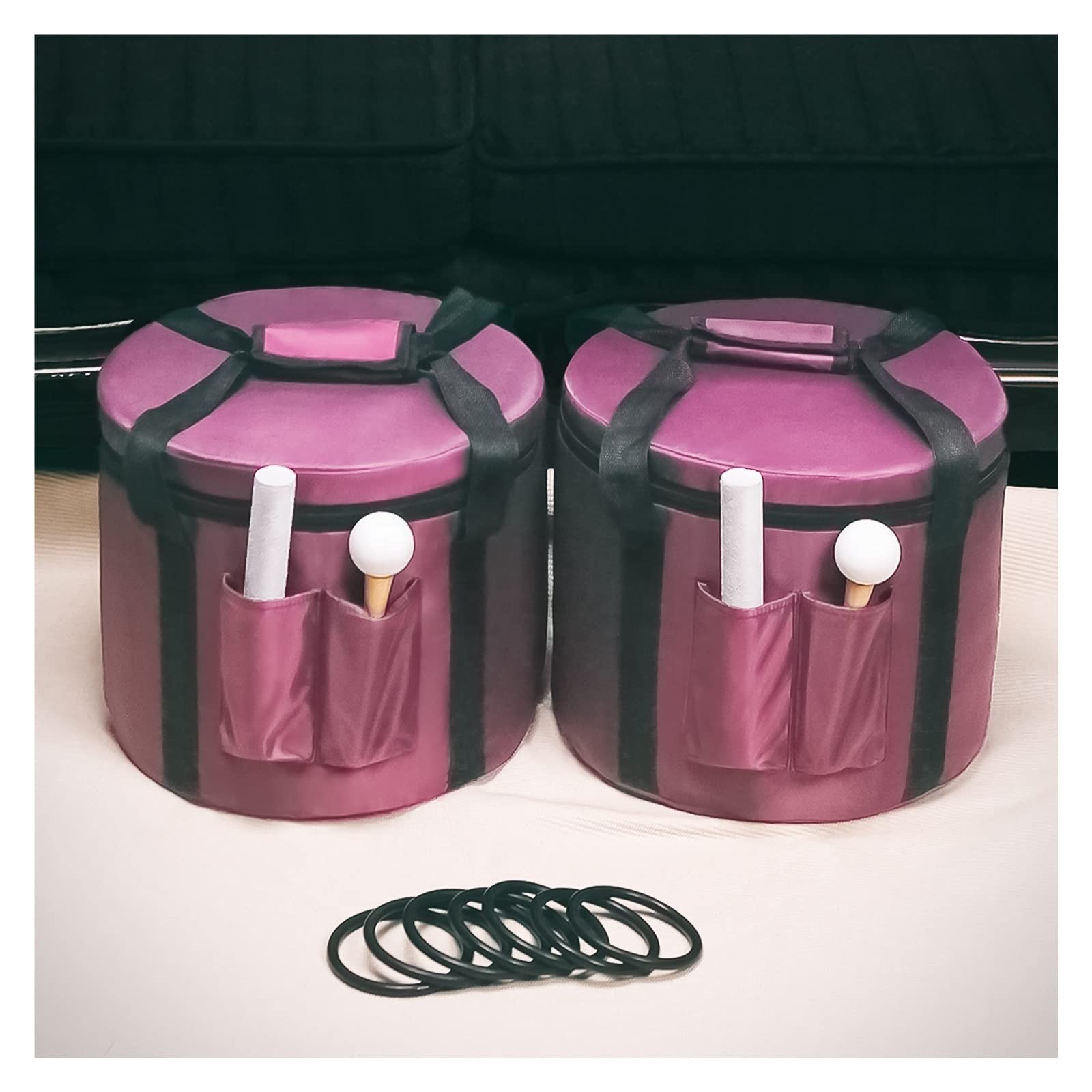 クォーツ　クリスタル　ボウル　７個セット　A＝432Hz ケース付 クォーツクリスタルボウル7個セットA＝432Hz ケース付