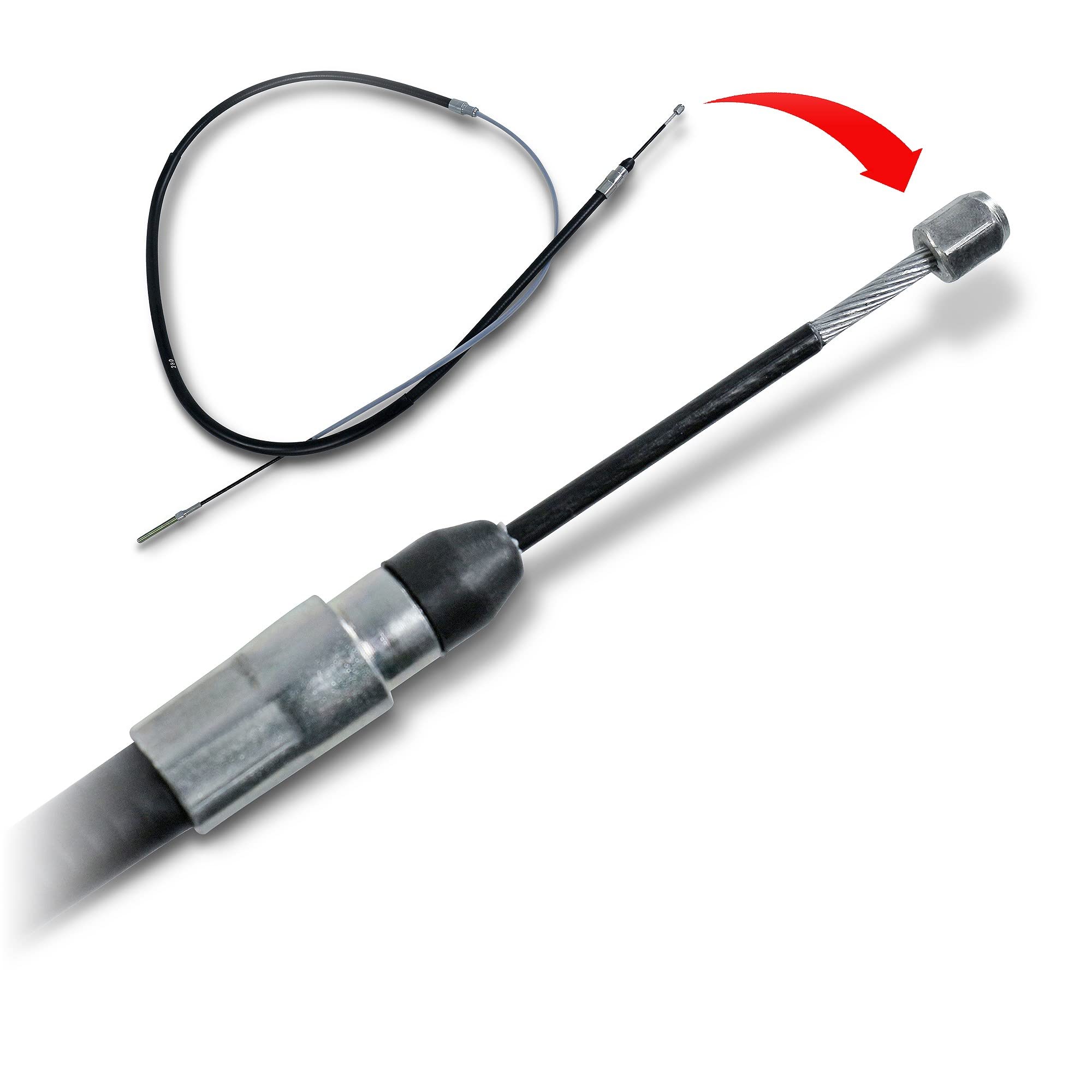 ATE 24372702462 - Cavo Freno A Mano Originale, Ricambio Compatibile Con BMW Serie 5 (E39) Berlina E Touring (1995-2004)