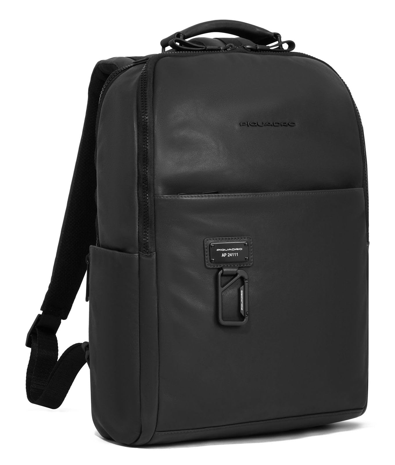 PIQUADRO – Zaino da Bici - Porta PC 15,6" - In Pelle - Viaggio e Lavoro – Uomo