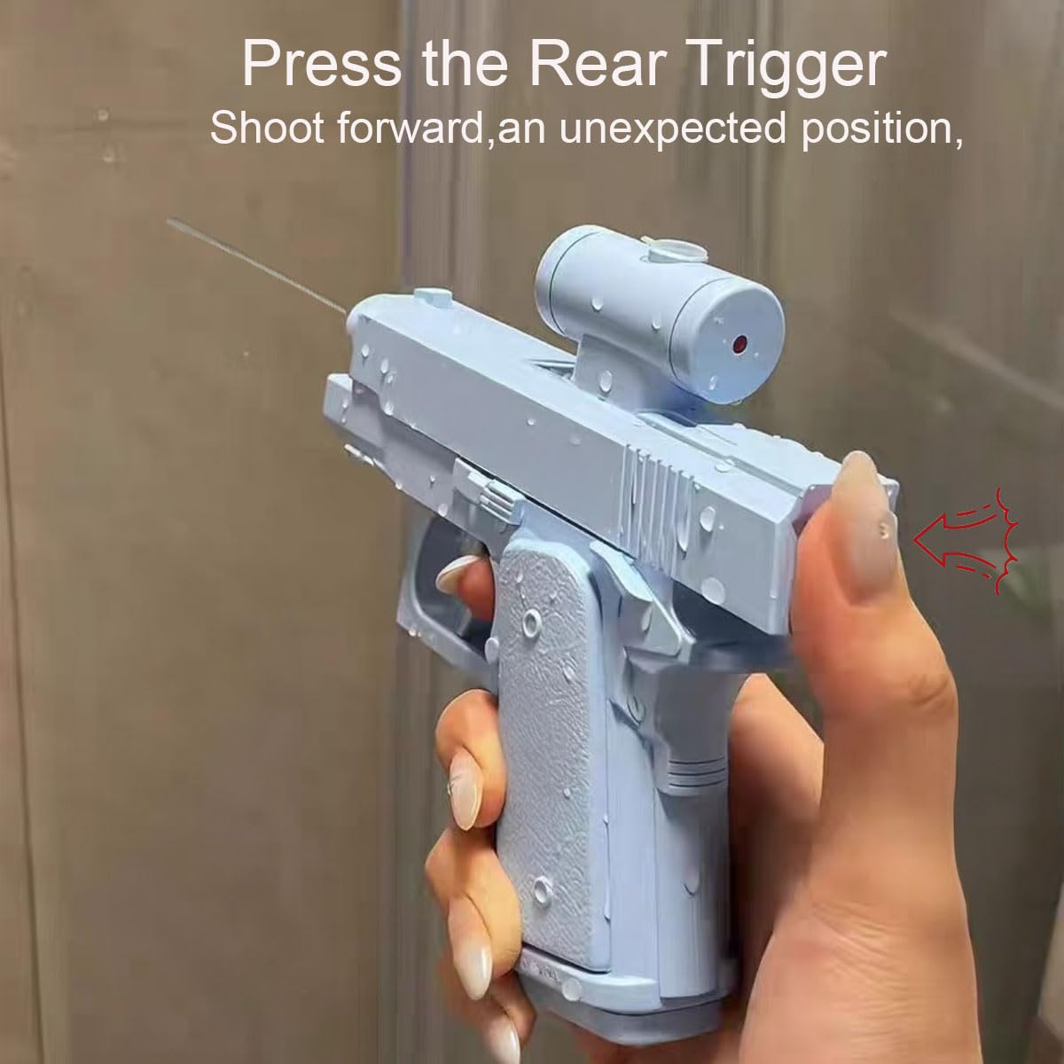 CUVZORA Streich-Wasserpistole - Doppelseitiger Wasserspaß Für Streiche