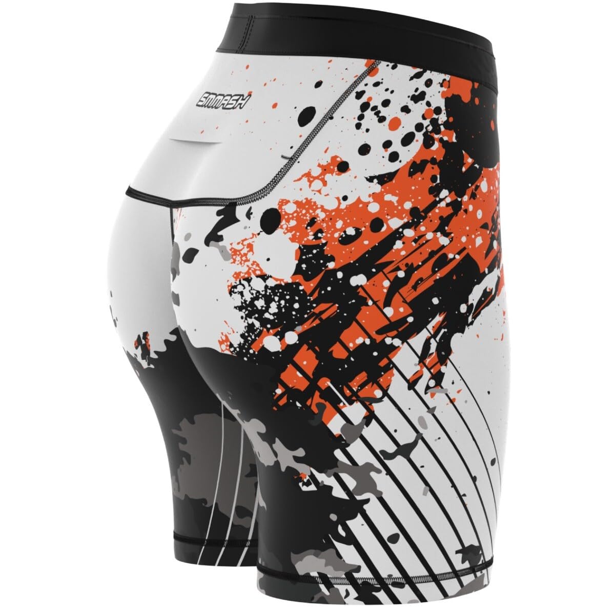 SMMASH Laufhose Damen, Ultra Ligh Ocr Kurze Leggings, Sporthose Kurz für Training, Gym, Outdoor, Trainingshose Atmungsaktiv und Leicht