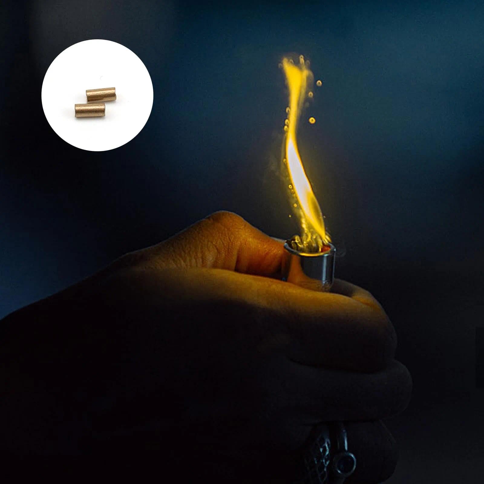 LNSYSNS 600 Pièces Pierre A Briquet Avec Flacon De Rangement