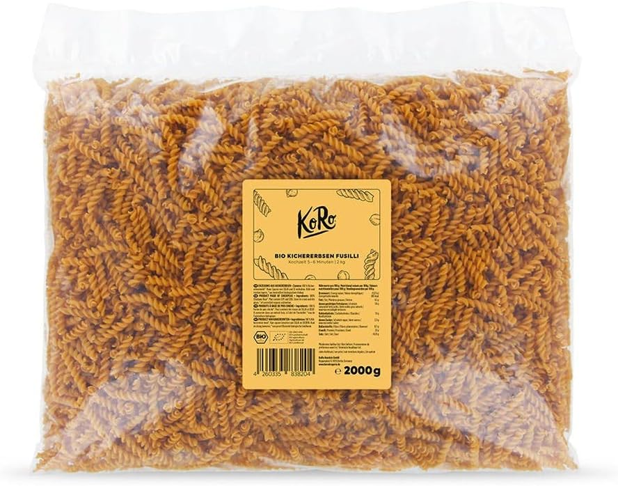 KoRo Fusilli Pois Chiches Bio 2kg