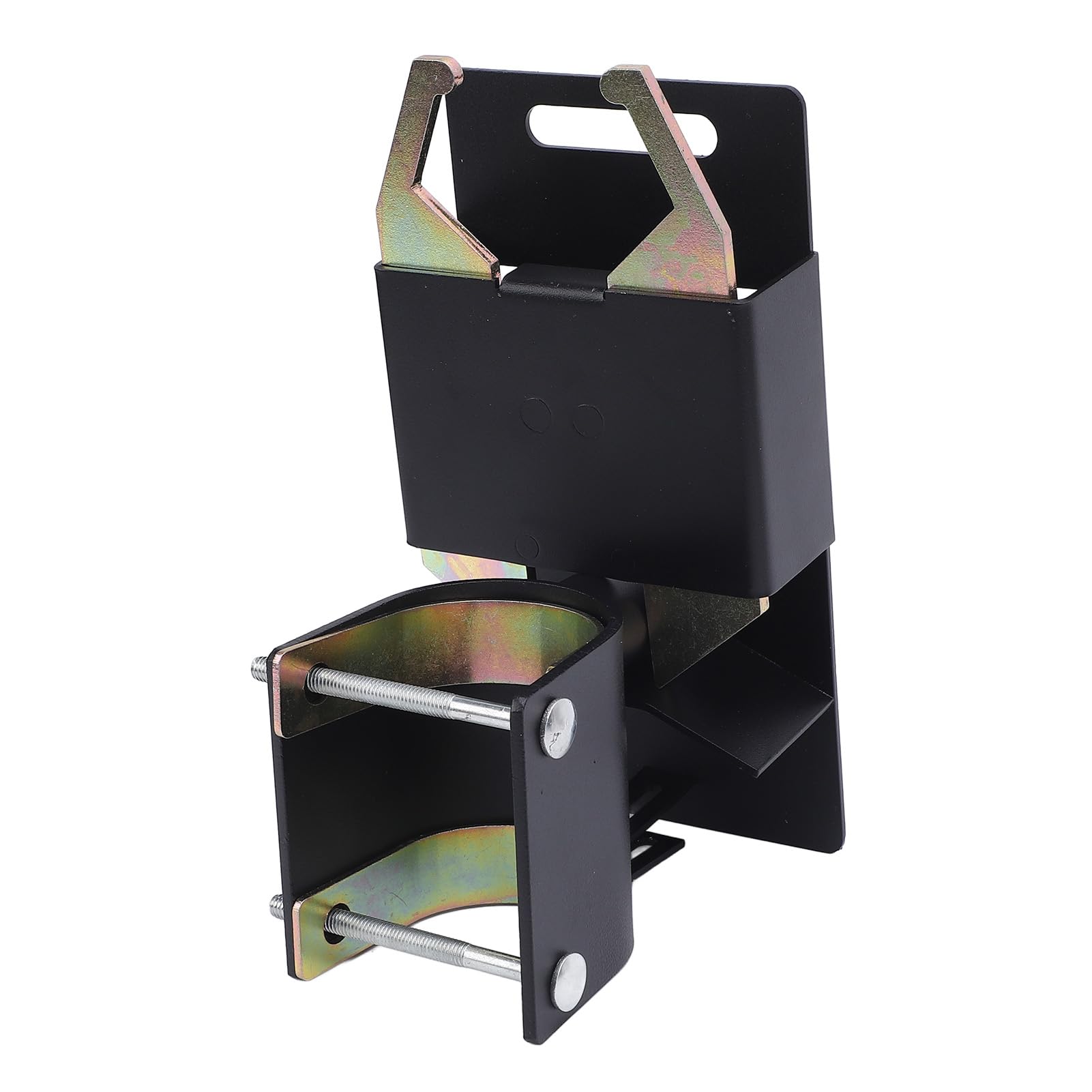 2 Way Farm Gate Latch, 2PC Heavy-Duty Lockable Fence Latch With Self-Locking Nut, Black Livestock Gate Latch Compatible With Pastures, Stables, Ranches, Horse Corrals,Farms