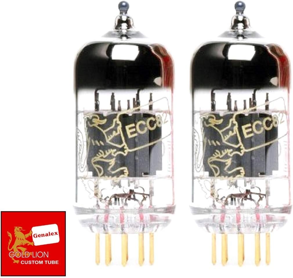 Genalex Gold Lion 12AU7 / ECC82, Matched Pair (2 tubes)