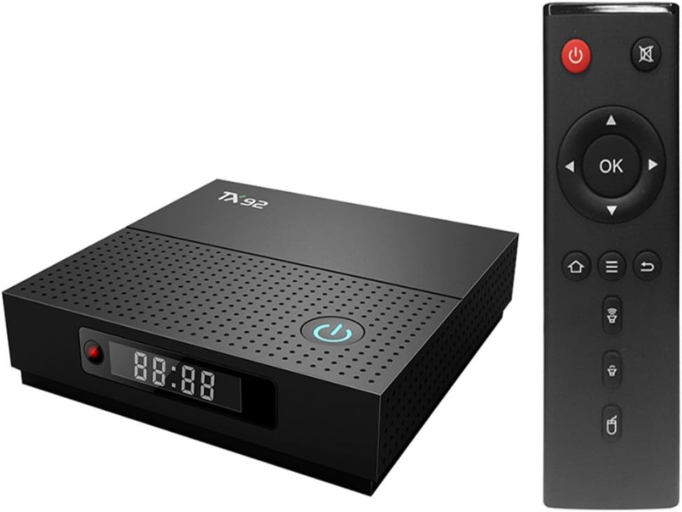 ESHOWEE TX92 Android 7.1 TV Box Amlogic S912 Octa-core CPU DDR3 3GB RAM 32GB ROM BT 4.0 2.4/5 Dual-Band WiFi 4K UHD and LaN VP9 DLNA H.265.
