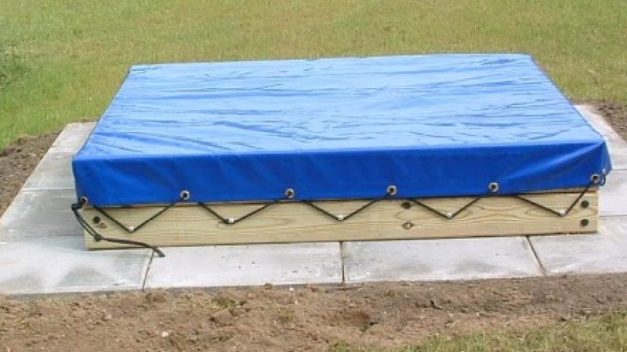 Mivos Telone di Copertura Universale 2 x 3 m - Blu - Impermeabile in tessuto 60 g/m² - Per Mobili da Giardino Legno - Antimuffa - Con Occhielli in Alluminio