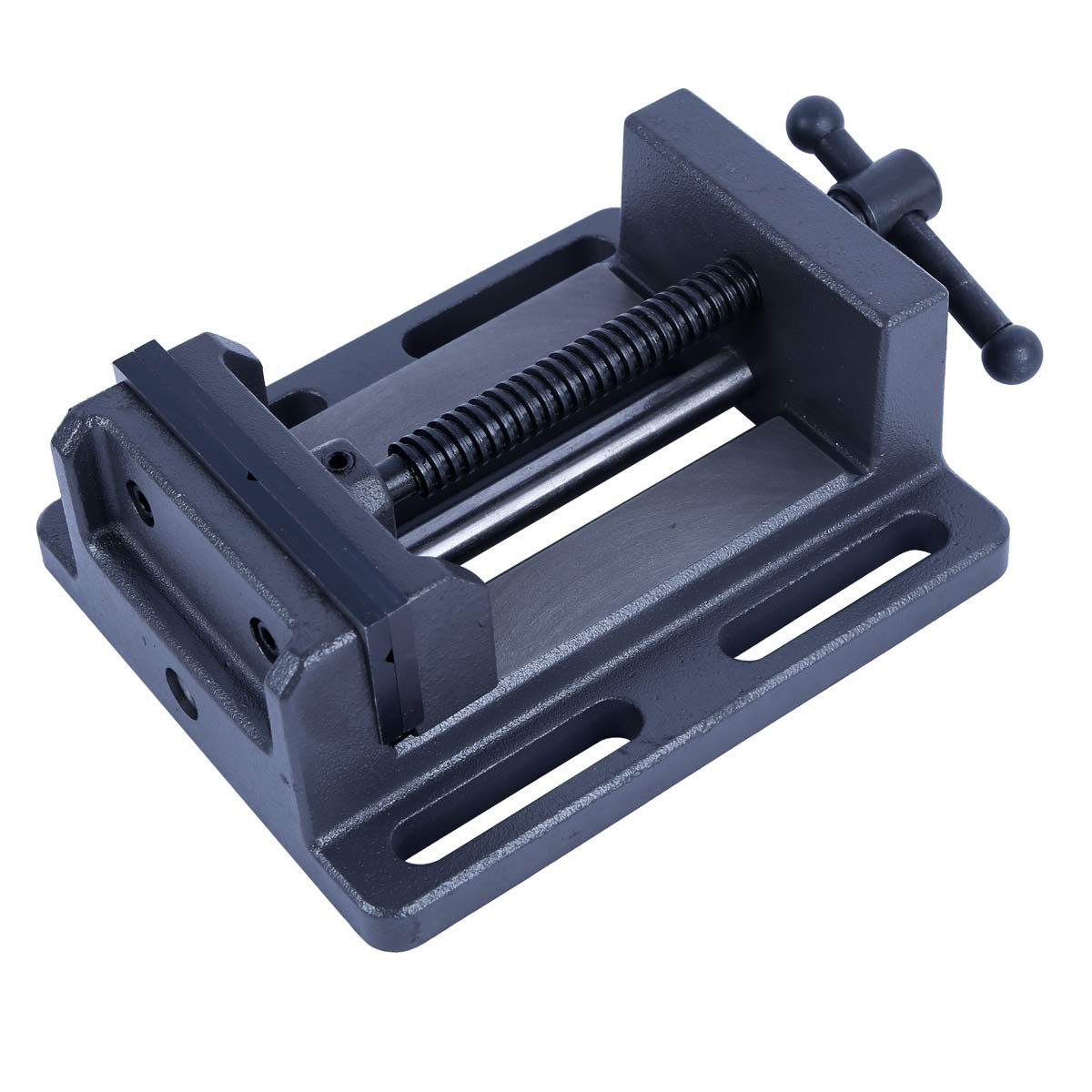 Topway Drill Press Vice 3 Inch 75Mm With Guiding Bar, Professional Quality Pillar Drill Bench Clamp For Workshop And Milling Machines 403273