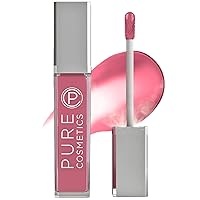 Vista 1 de Pure Illumination - Brillo de labios iluminado, con cepillo aplicador LED + espejo lateral, antiadherente, hidratante, brillo labial con lanolina