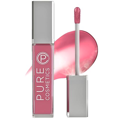 Miniatura 9 de Pure Cosmetics - Brillo de labios hidratante y ultrahumectante con aceite de jojoba, aceite de almendras dulces y vitamina E, aplicador con LED y