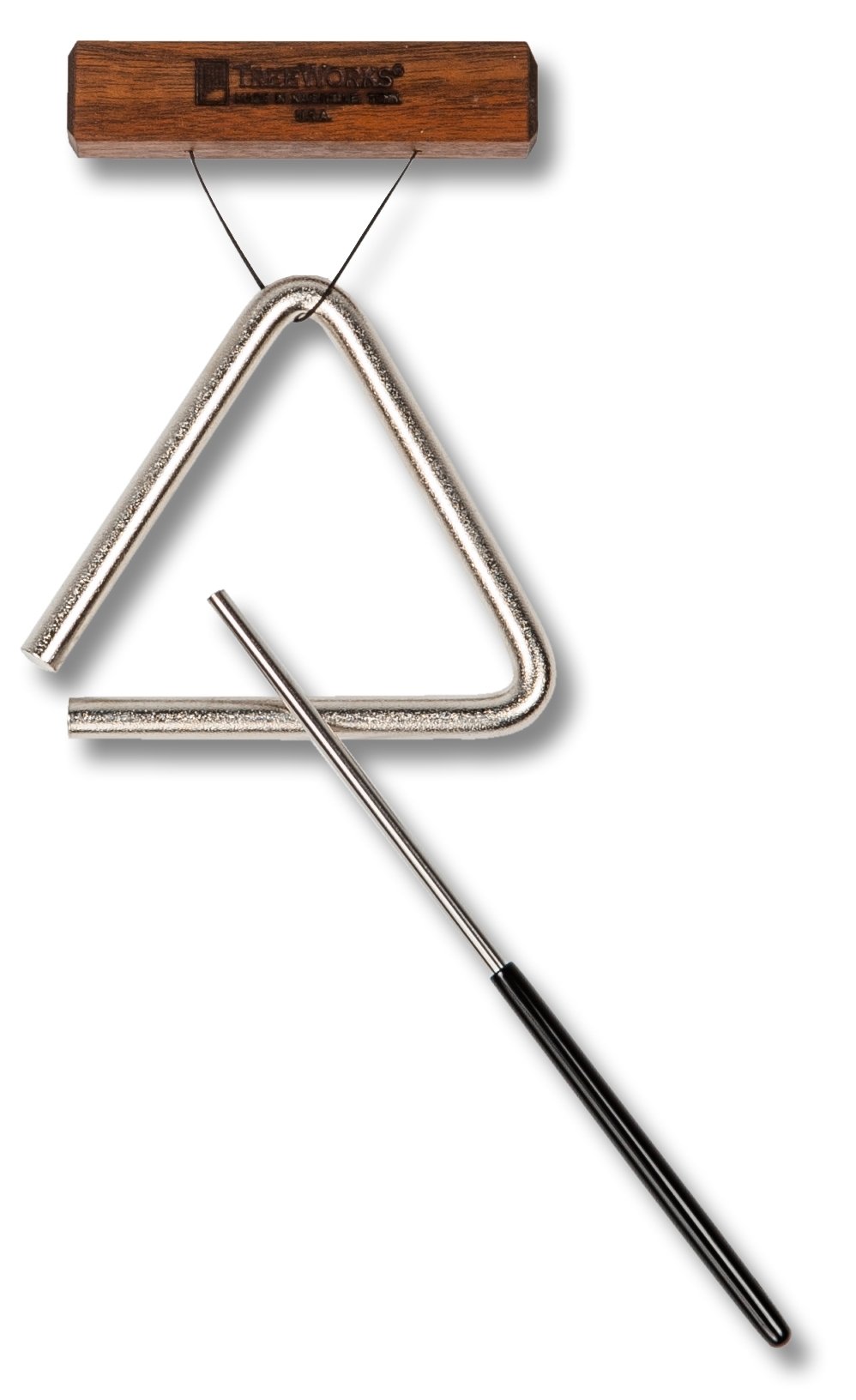 TreeWorks TRE-HS04 American-made 4-Inch Triangle with Beater/Striker and Holder