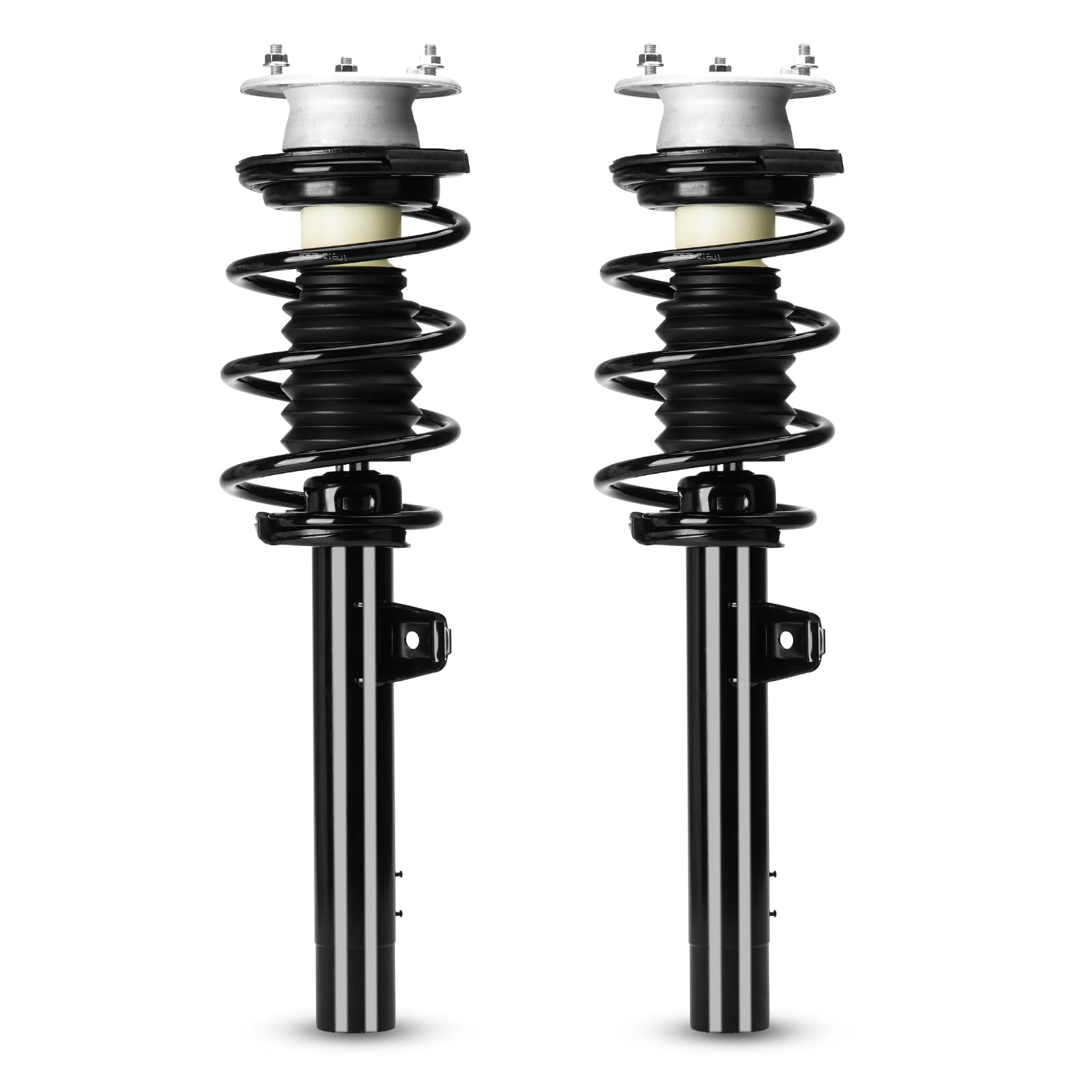 11373 11374 Front Struts Shocks w/Coil Springs for 2007-2013 BMW 328i / 335i, 2008-2013 BMW 128i / 135i, 2013 BMW 135is, 2006 BMW 325i / 330i-[Exc. xDrive & Sedan & Sport Suspension & E9 Chassis]