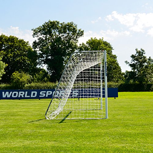 12ft x 6ft FORZA Alu60 Soccer Goal Regulation Size Aluminum MiniSoccer Goal [Optional Target