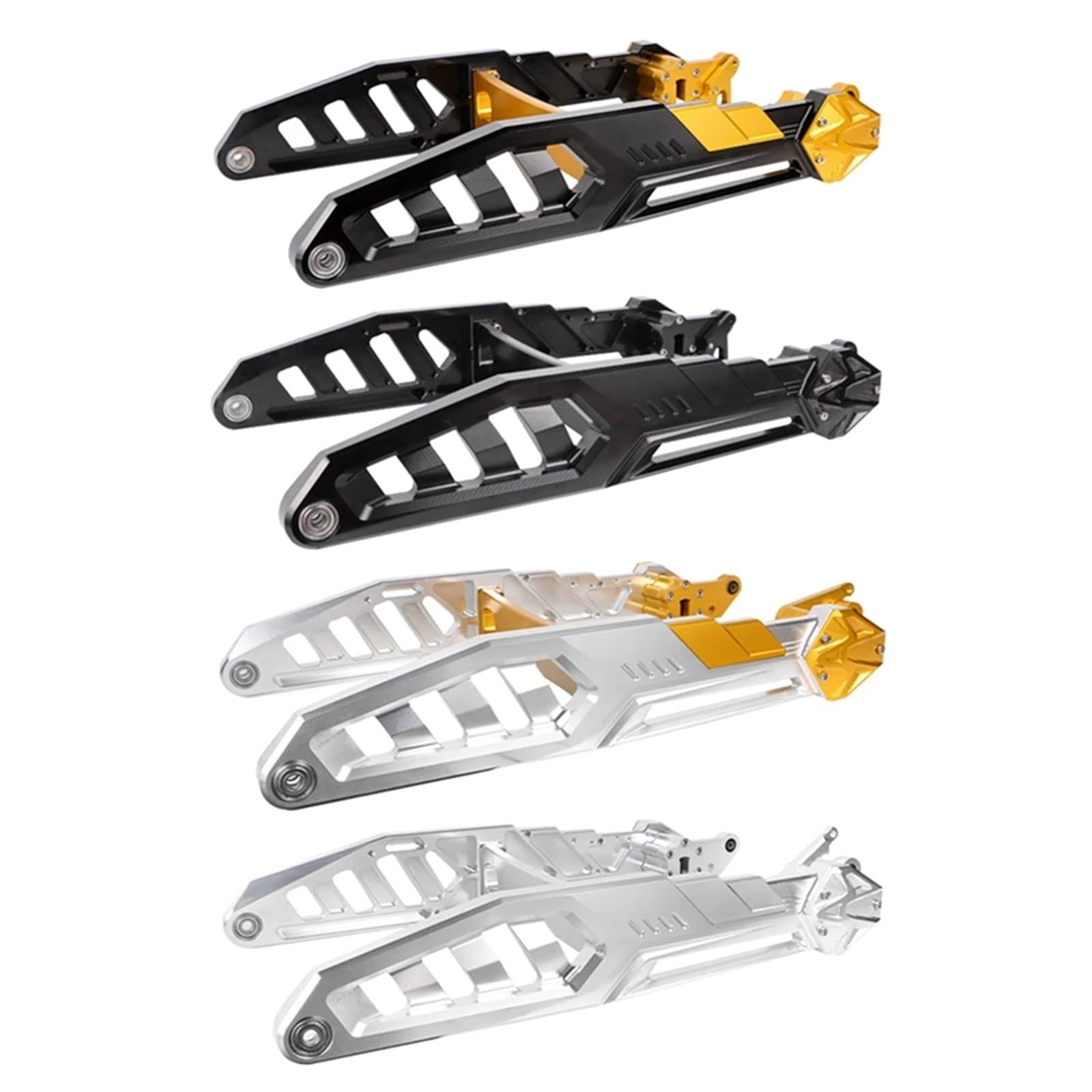 Widelec Ramiona Szpule Pasuje Do Skutera Yamaha BWS Cygnus-X 3. I 4. Modyfikowany Aluminiowy Stop CNC, Solidny Wahacz, Tylna Rama Z Płaskim Widelcem szpule motocykla wahacz(B-style Black)
