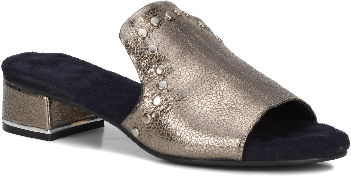 Ros Hommerson Women's BIZZY Comfortable & Supportive Leather Slip-On Sandal