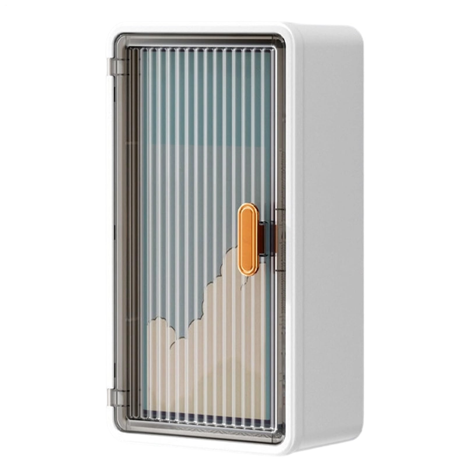 Portarrollos de baño de pared con gabinete organizador para accesorios de cocina y hogar
