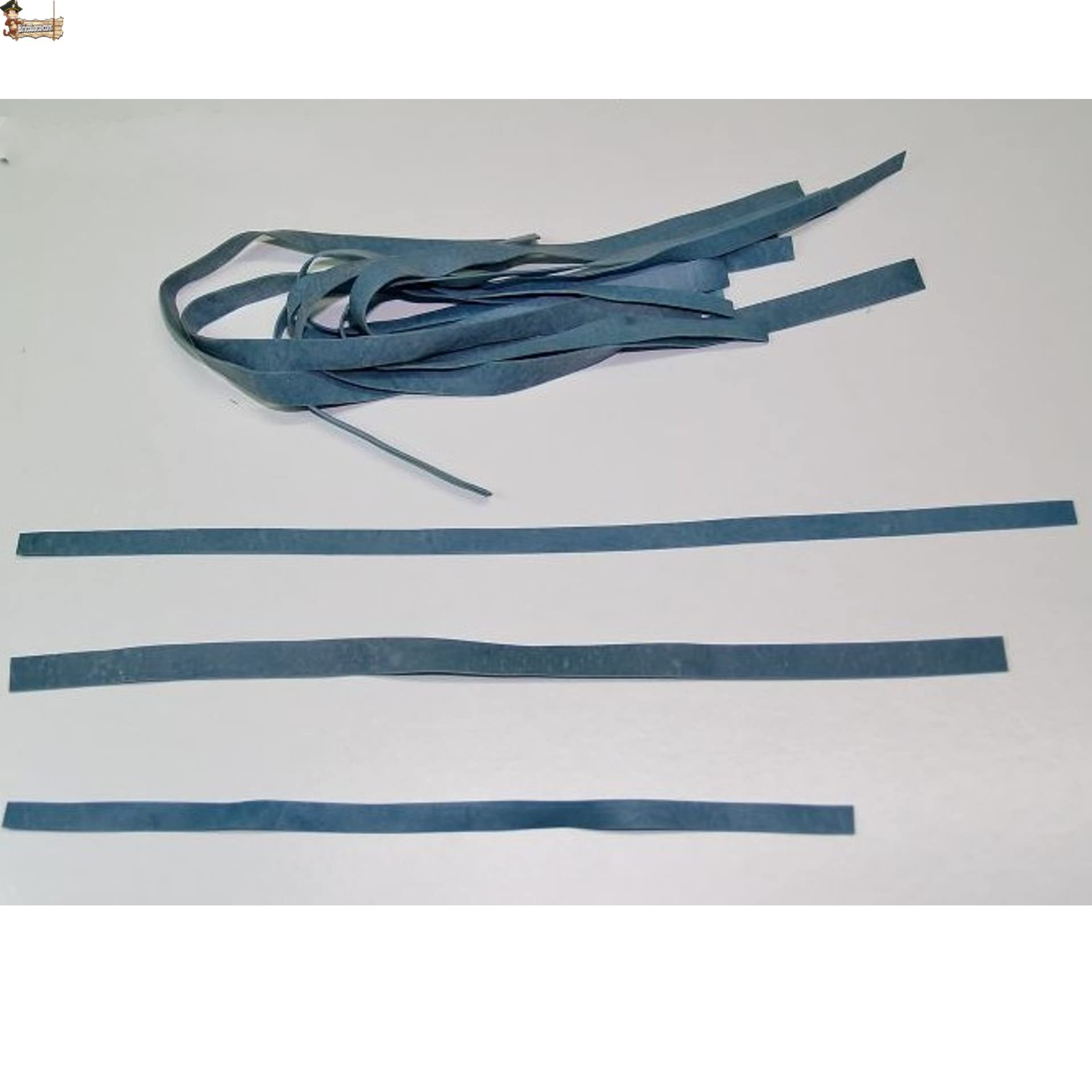 BricoLoco.com Gomas de injertar elásticas. 240x8 mm. 70 Gomas Cinta flexiband para injertos manuales en árboles, frutales, Plantas, sin máquina injertadora. Sustituye la Cuerda (100, 240x8 mm)