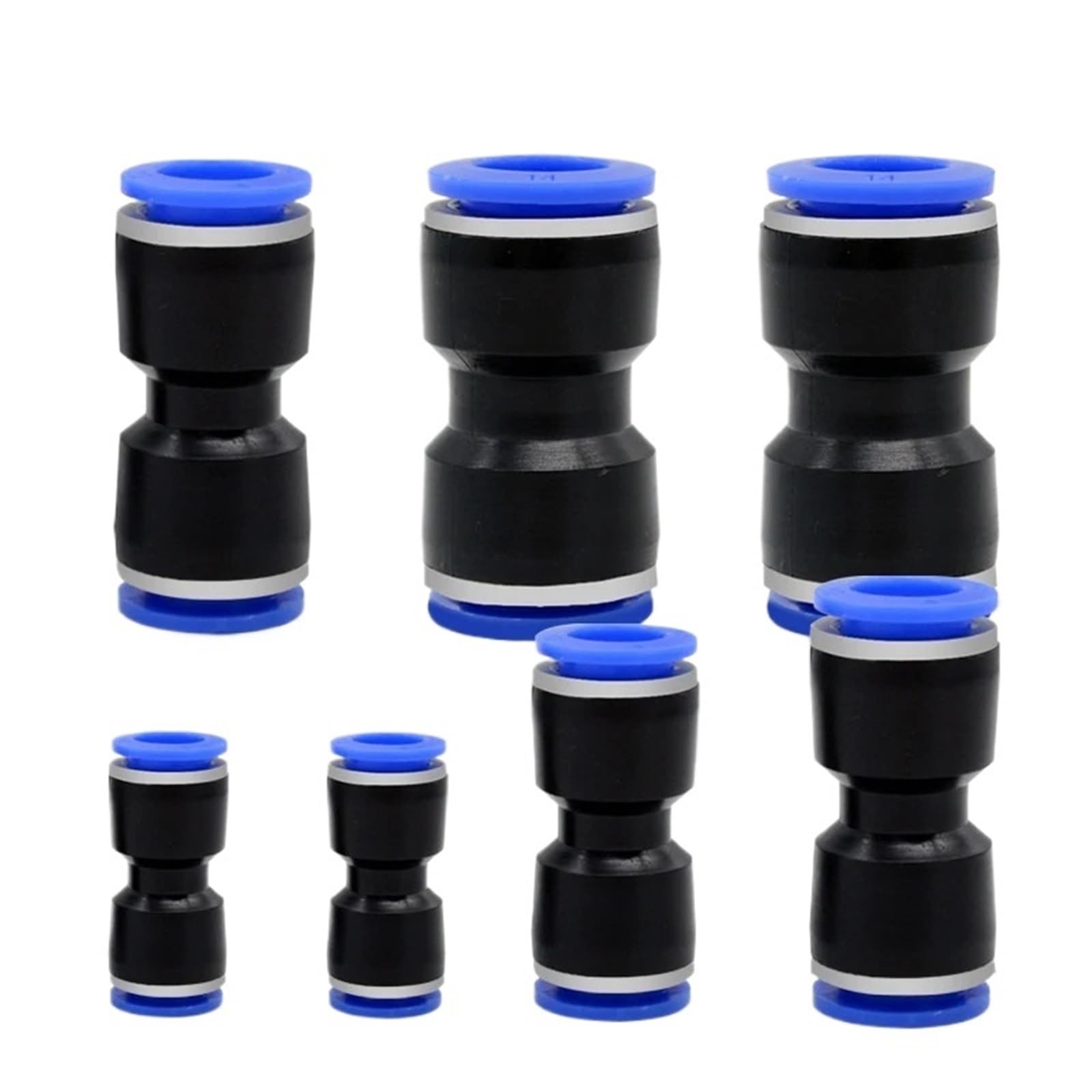 Raccord pneumatique PU 6mm raccordement rapide push in pour tuyau gaz et connecteur air comprimé
