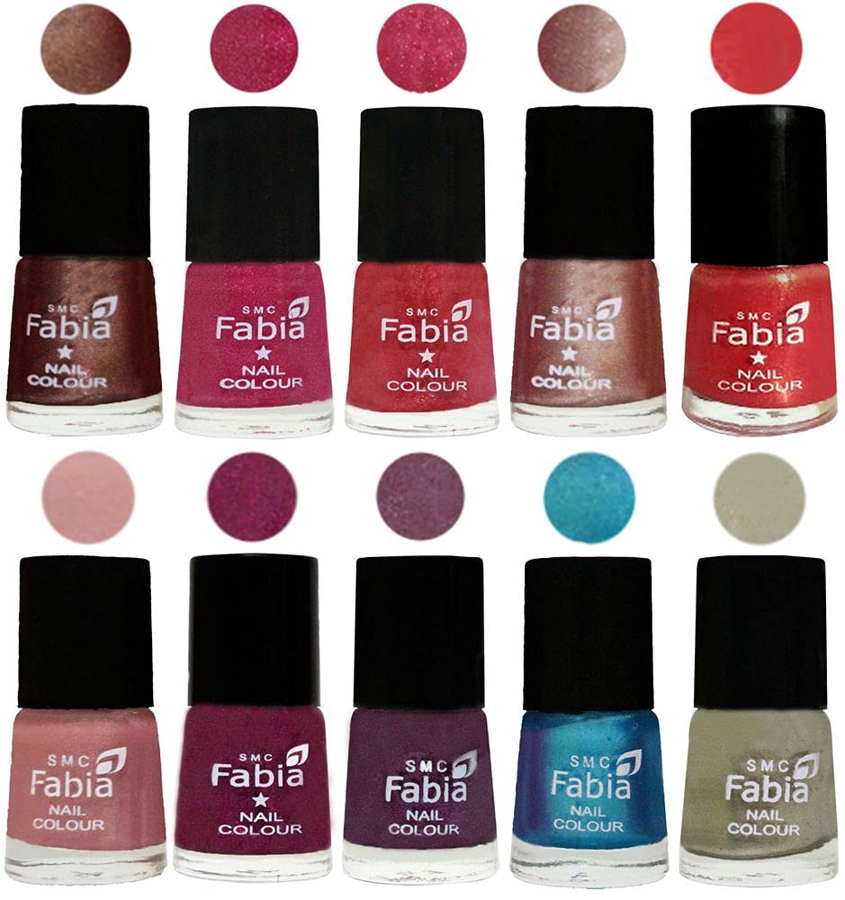 Nail Paint | Glossy & Shine Nail Polish Combo| 6 ml Each) - Set of 10 Multicolor,05125-image-33