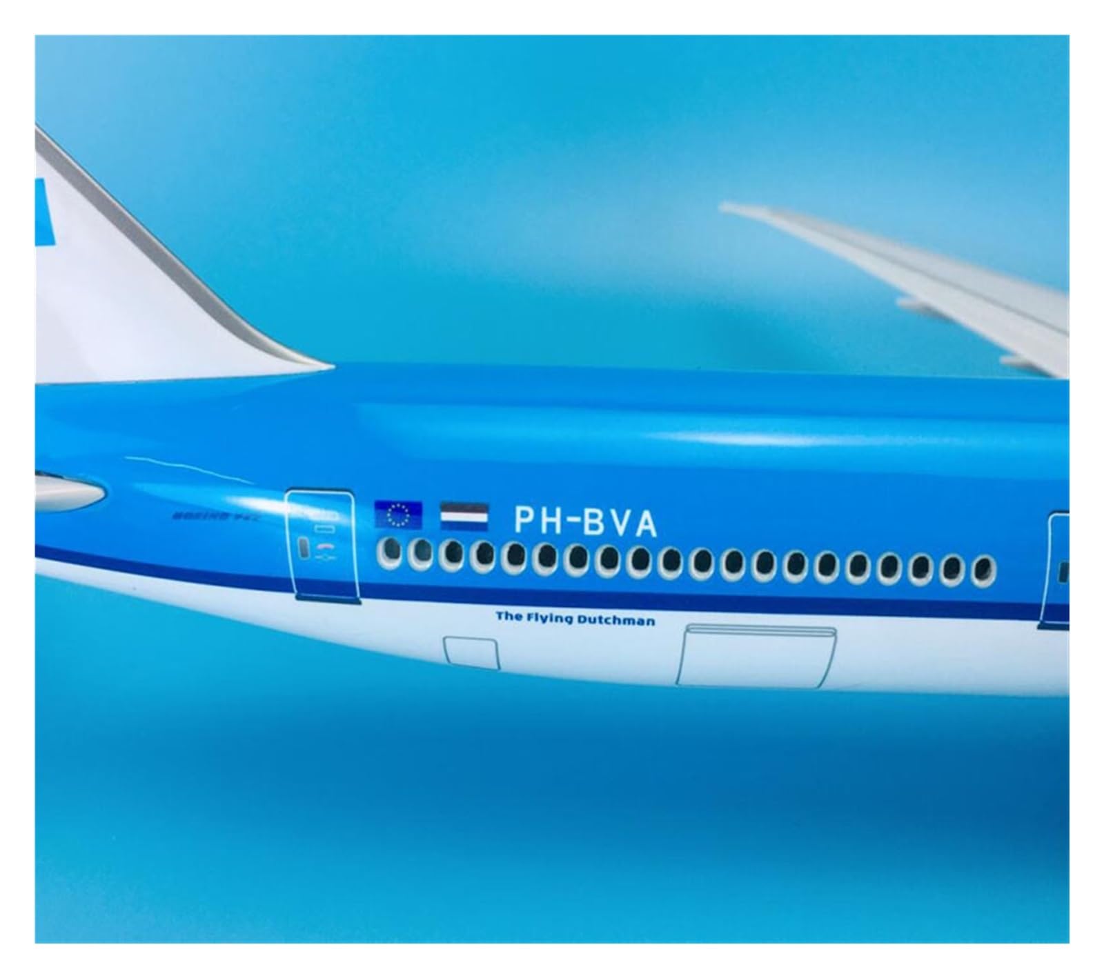 Modello di Aereo in lega Modellino Di Aereo Da 47 Cm Con Ruote Per Boeing B777-300 Modello KLM 1:185