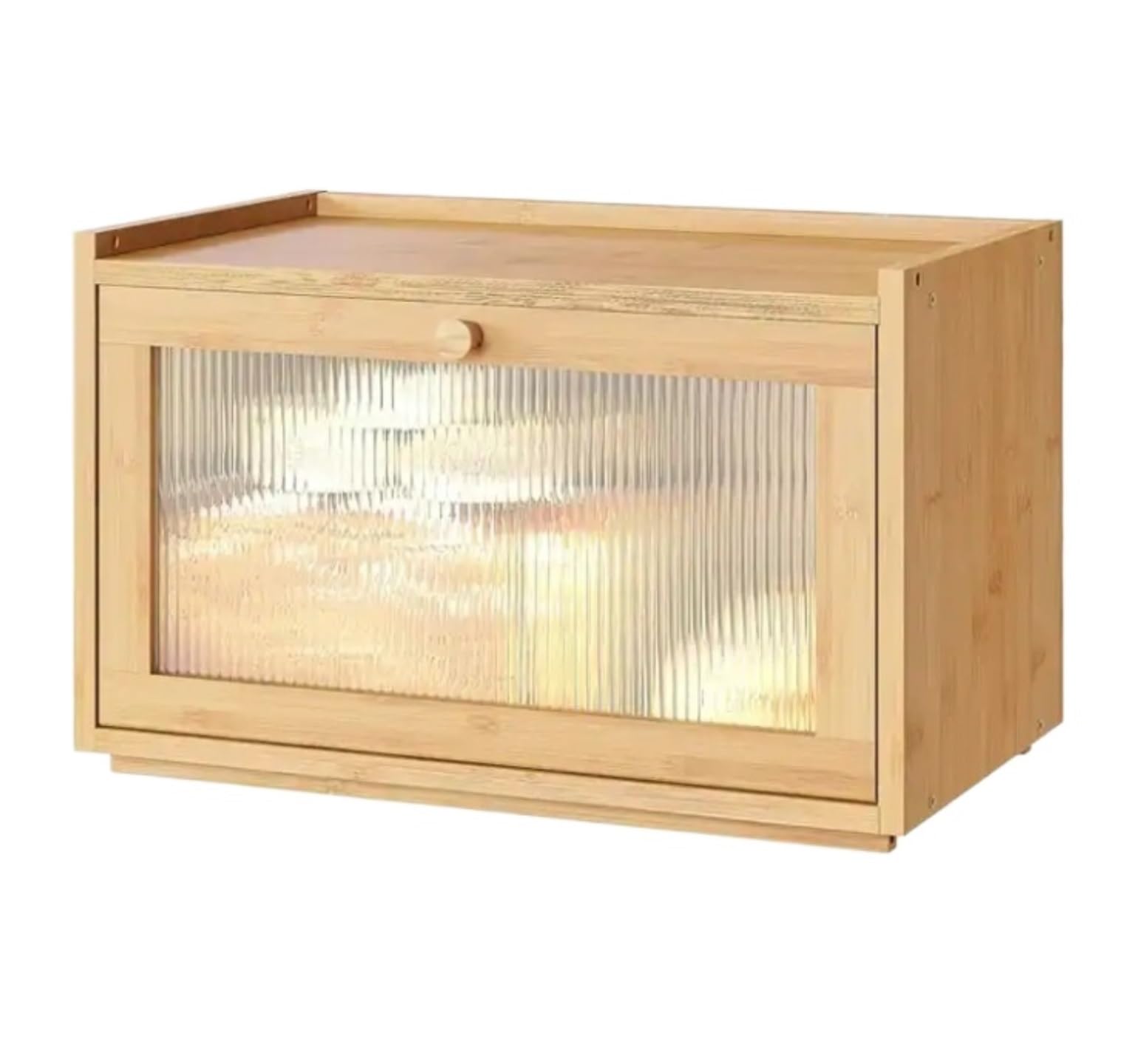 Chleb Do Przechowywania Dom Kuchnia Chlebak Do Blatu Kuchennego Z Drewna Bambusowego O Dużej Pojemności Pojemnik Przechowywania Chleba(Wood color)