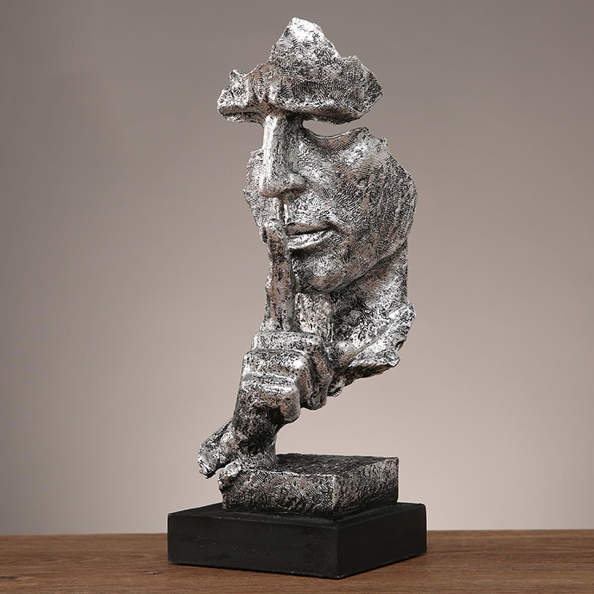 GHKryD statue, Bust Head Statue Decor Accents Resin Sculpture Modern Room for Bedroom Living Office(Style 1,A)