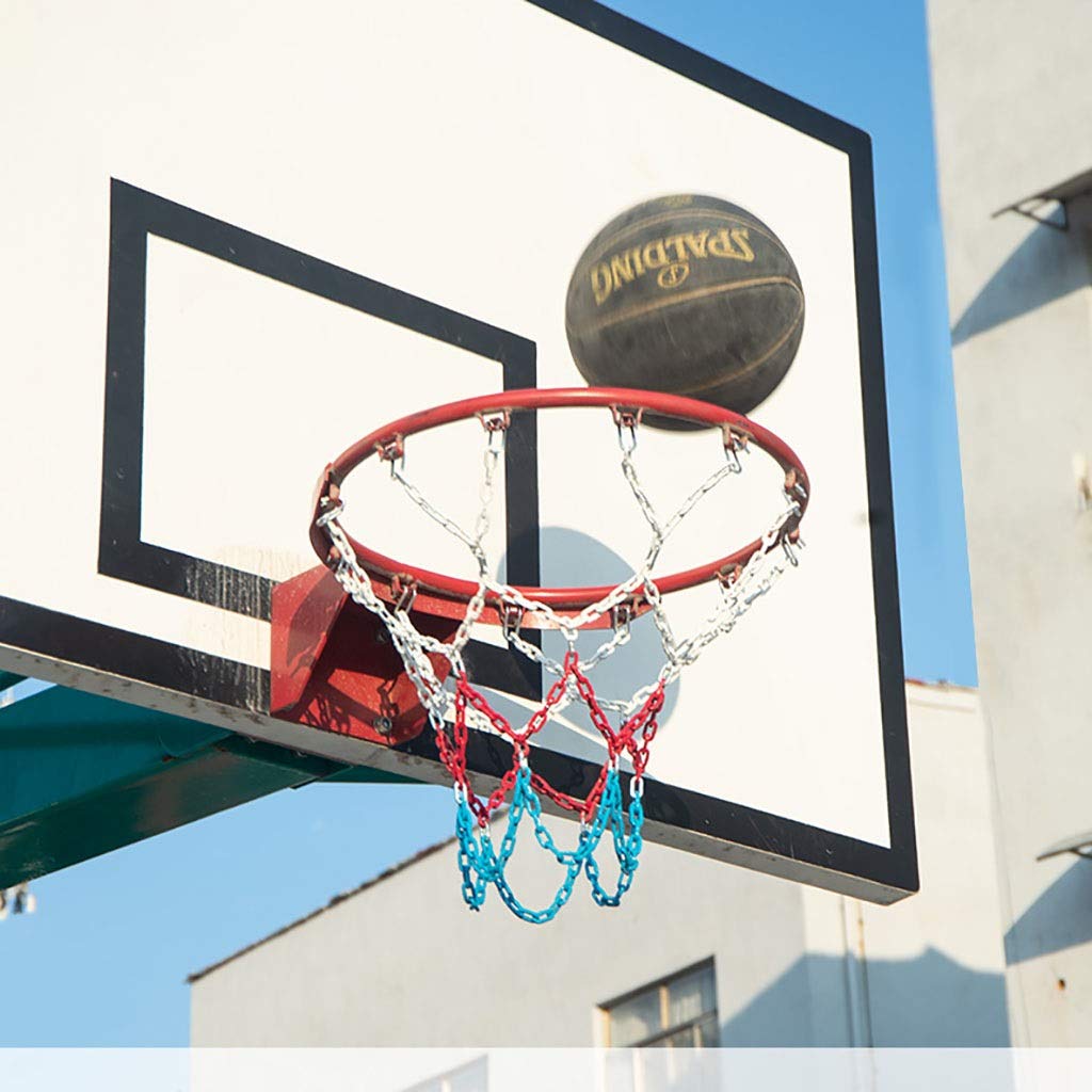 XingLi Outdoor, Indoor Basketball Net, Iron Chain Basketball Net Professional Standard Heavy-Duty Galvanized Basketball Net