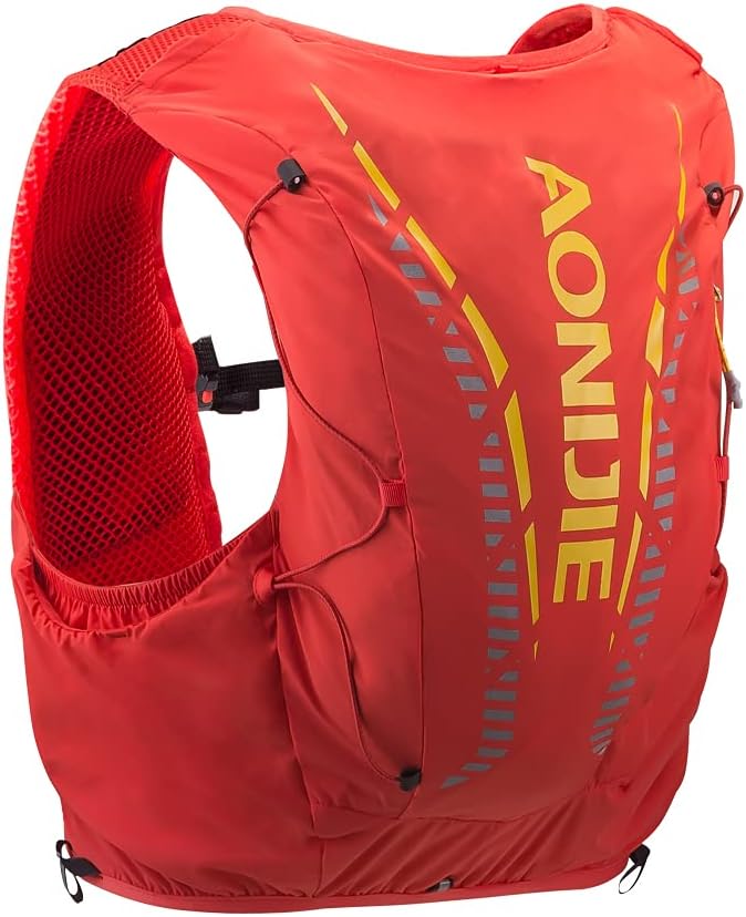 12L High Capacity Hydration Backpack with 8 Pockets Lightweight Trail Running Vest for Hiking, Cycling, Climbing, Camping