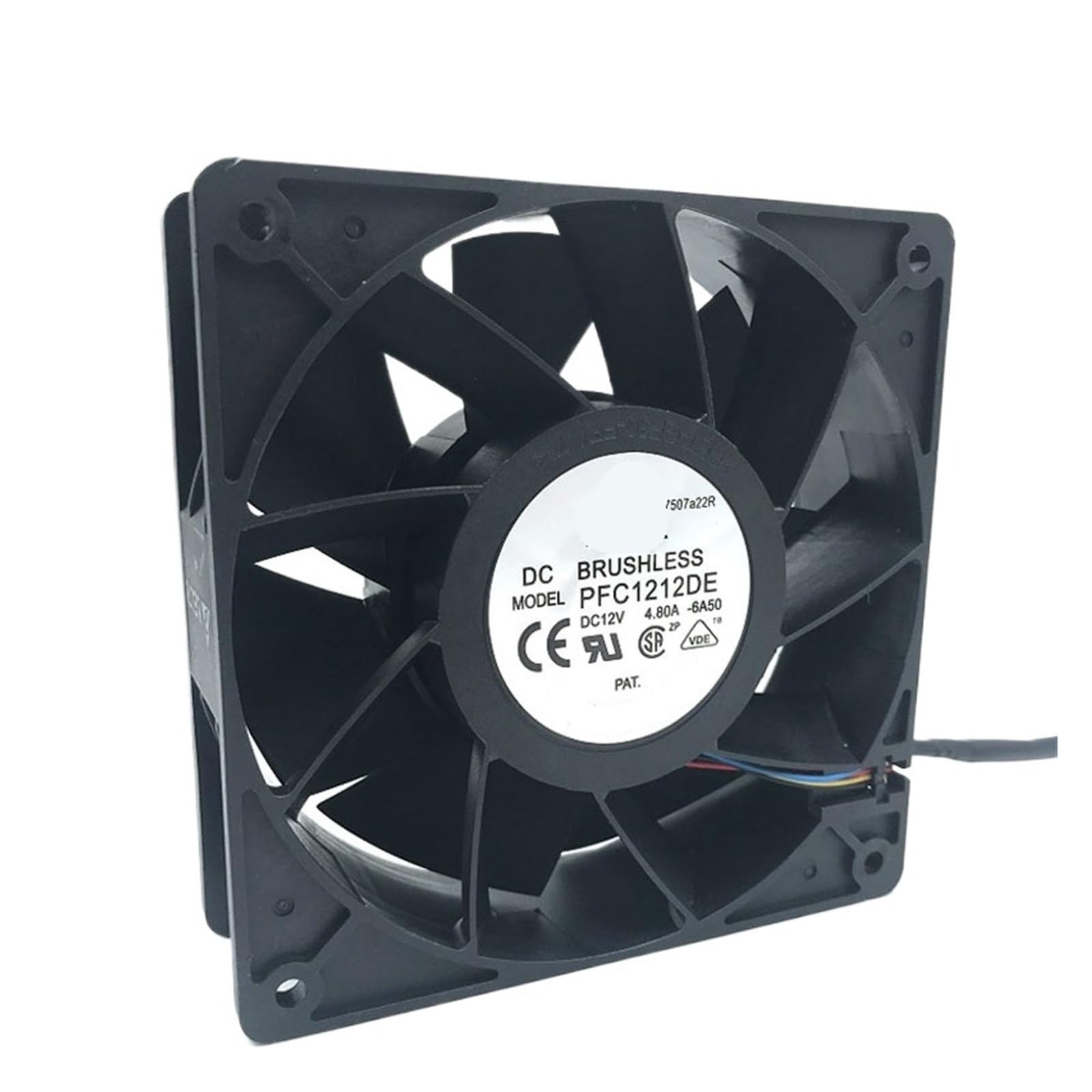 PEQYUACTE 120mm Fan PFC1212DE Cooling Fan 120 * 120 * 38mm 12V 4-pin 250CFM 7000RPM 66.5DBA