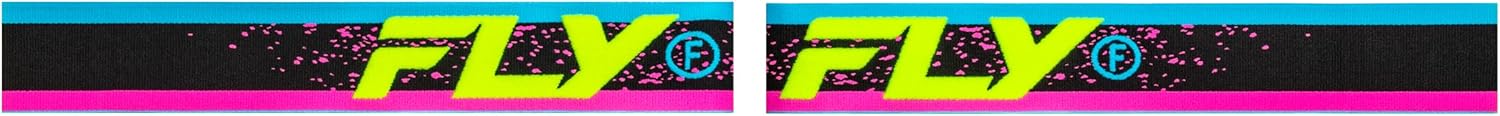 Fly Racing Zone MX ATV Off-Road Riding Goggle (Pink/Black/Hi-Vis Yellow, Adult)