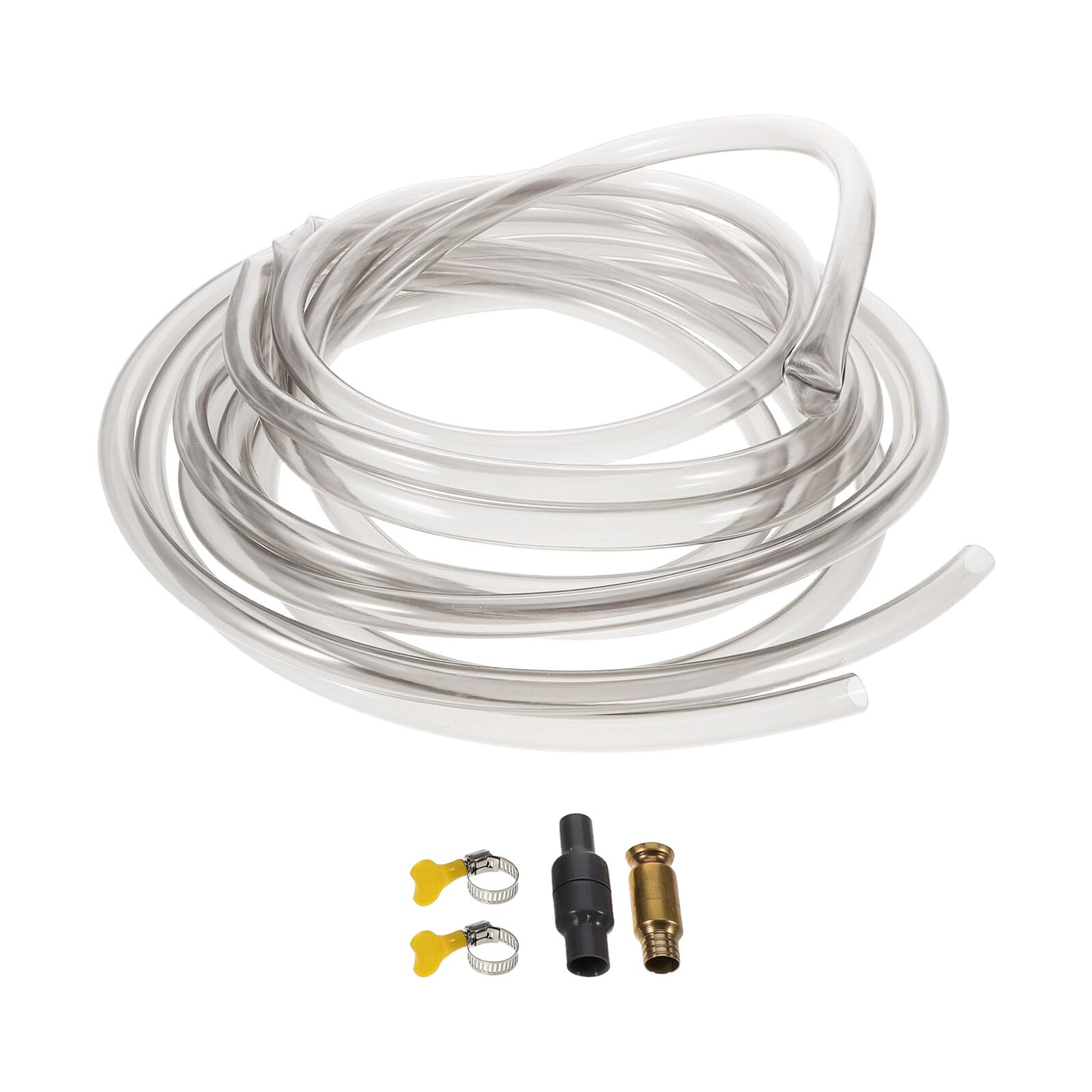 TOYANDONA Kit de Limpieza para Acuarios Adecuado para Cambio de Agua con Manguera Flexible de 5 M y Clip de Sujeción y Limpieza de Grava en Peceras de Agua y Salada