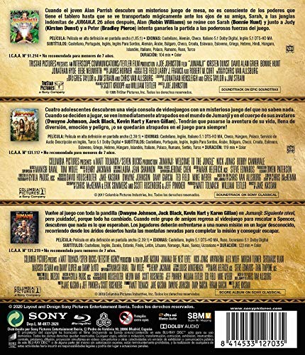 Jumanji en Blu-ray para solucionar la falta de películas completas sin depender de internet 3