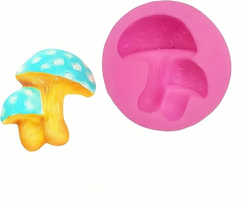 Miniatura 3 de Mini moldes de caramelo de hongos, pequeño molde de silicona para chocolate, moldes de fondant para arcilla polimérica de pasteles, gomitas,