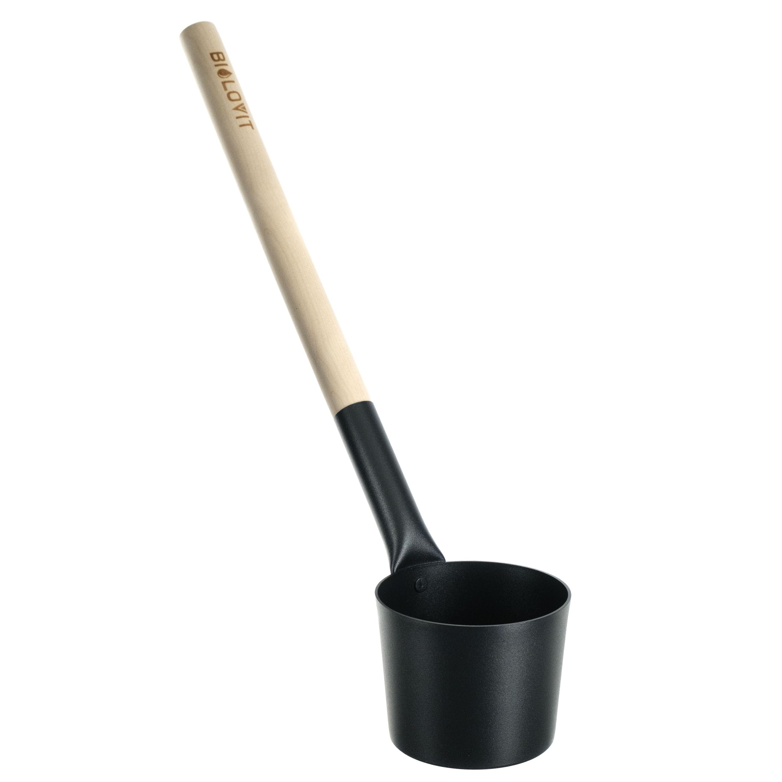 Louche de Sauna en Aluminium Noir – Cuillère de Sauna