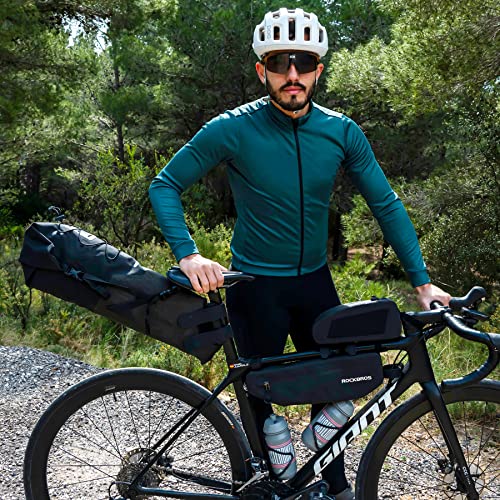 image for ROCKBROS Bikepacking Bag Waterproof Bike Saddle Bag Large Capacity Bik