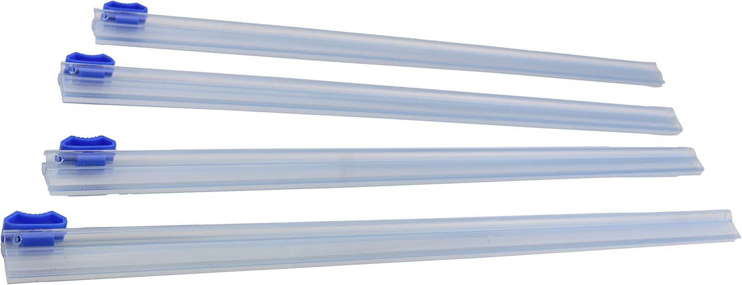 ZZHXSM 4pcs Plastic Wrap, Aluminum Foil and Wax Paper Dispenser Cutter 33cm Reusable