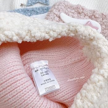 猫耳ニット帽　うさ耳ニット帽　サブカル　天使界隈　地雷系　y2k ☺︎ Amazon.co.jp: 天使界隈 ネコ耳 ニット帽 ホワイト×ピンク