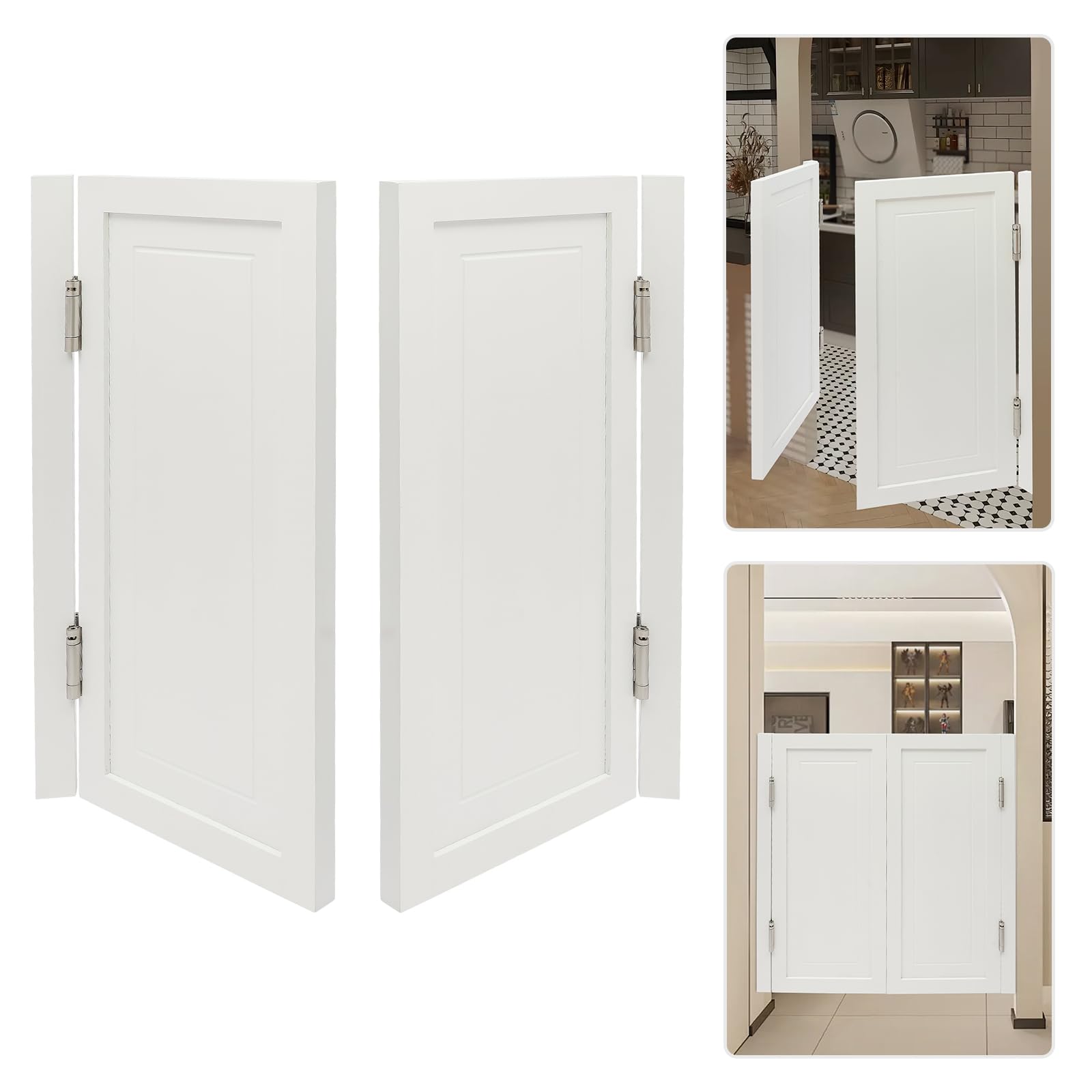 90 x 90 cm, porte a battente per bar, porte basculanti per saloon, in legno massiccio, divisorio, bar, cucina, porta a chiusura automatica
