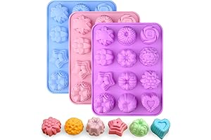 Silicone Molds for Lotion Bars: Sakolla 3-Pack