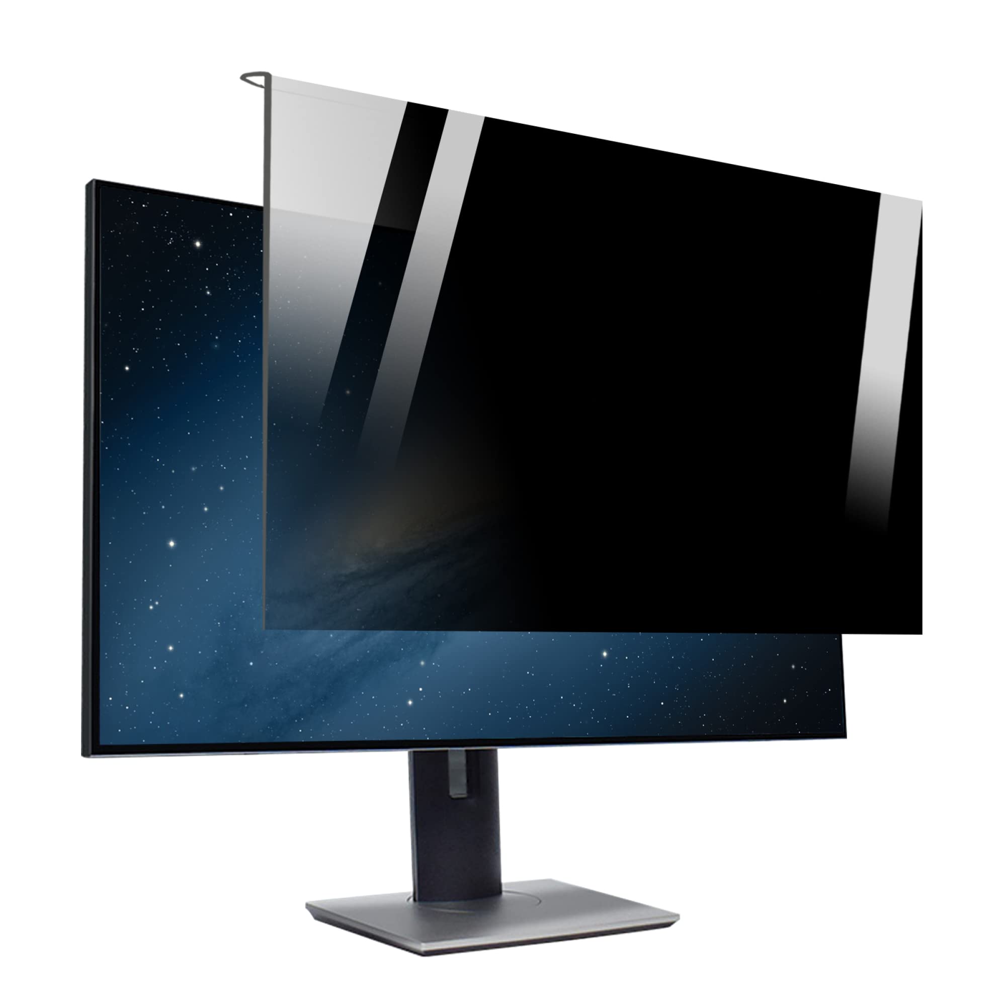 Filtro de pantalla de privacidad para computadora, protector de pantalla de privacidad colgante, panel de luz azul antiarañazos, adecuado para 32 pulgadas (730x440 mm)