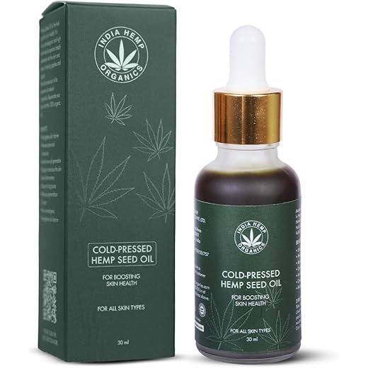 India Hemp Cold Pressed Oil 30Ml