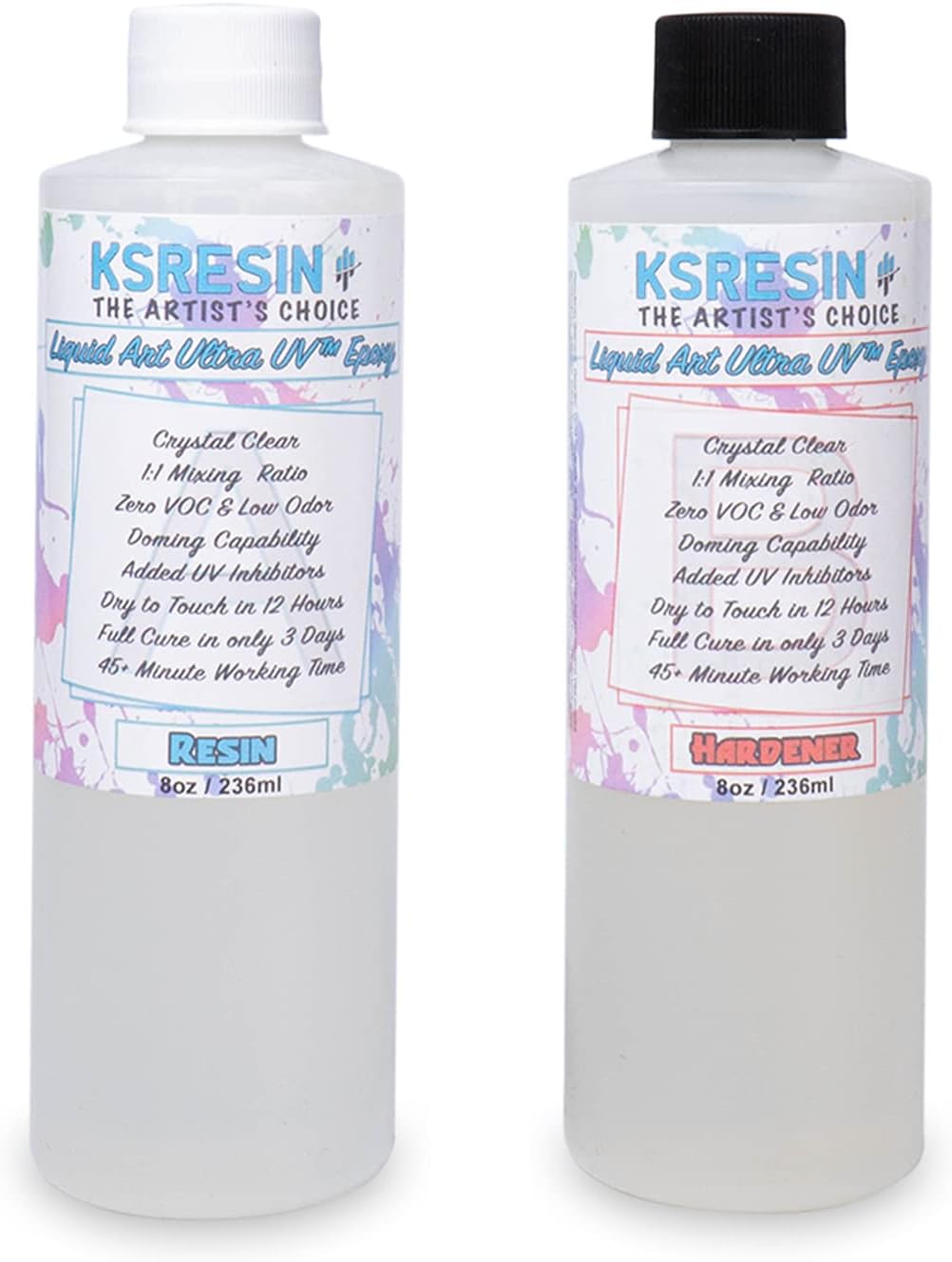 Tumbler Coating Epoxy - 16 Ounce Kit - Liquid Art Ultra UV - Industry Leading UV Resistance …