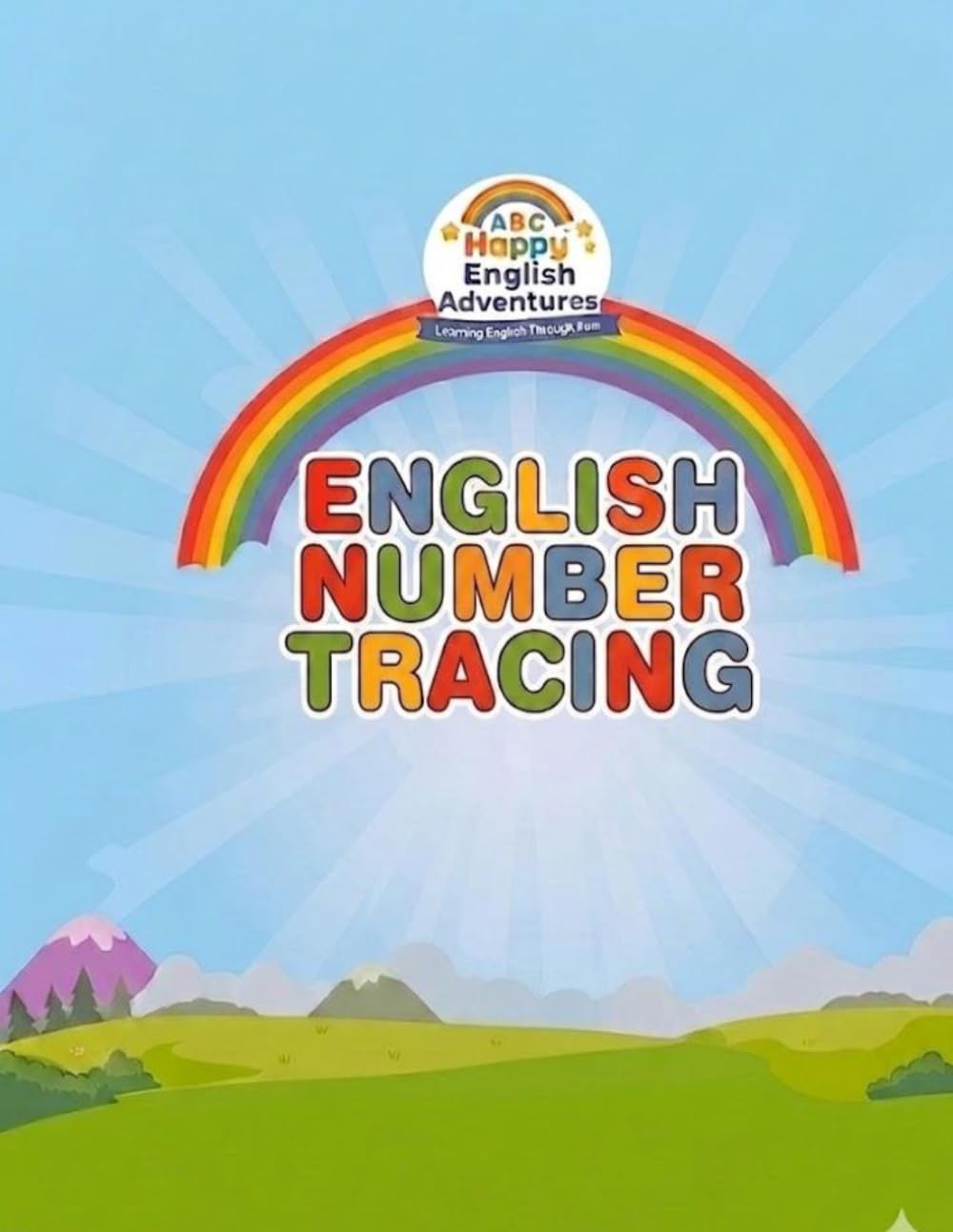 English Number Tracing Workbook (Happy English Adventures)