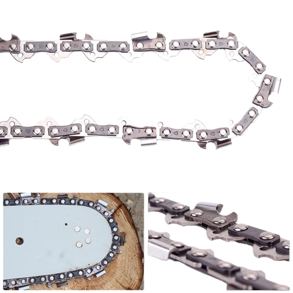 Cadena de motosierra de 3 piezas 14 pulgadas 35 cm 3/8 paso LP registro 52 enlace de transmisión Compatible con 135 235 236