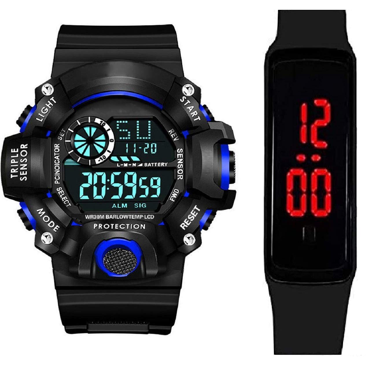 SELLORIA Multi Color Kids Digital Watch for Boys and Mens Watch,Kids (Blue) (B08V1BX586) Amazon Price History, Amazon Price Tracker