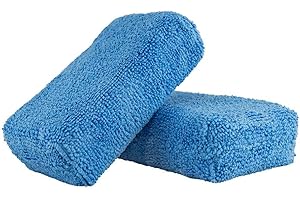Chemical Guys Premium Anti Fog Sponge Blue Applicator Pad 2 Pack