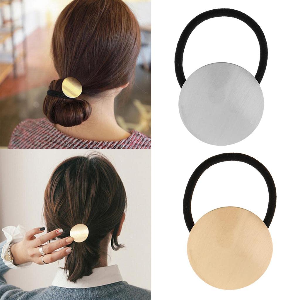 SECRET DESIRE Women Girls Metal Cuff Wrap Hair Band Elastic Rope Ring Ponytail Holders Gold (B0CJJT4ZTQ) Amazon Price History, Amazon Price Tracker